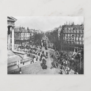 General view of the Place de la Madeleine Postcard