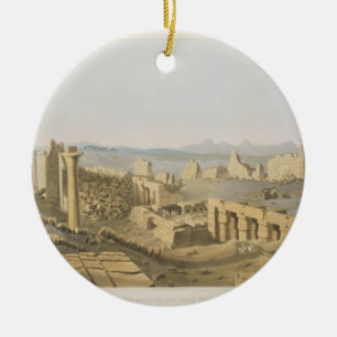 General View of the Ruins of the Great Temple of C Ceramic Ornament
