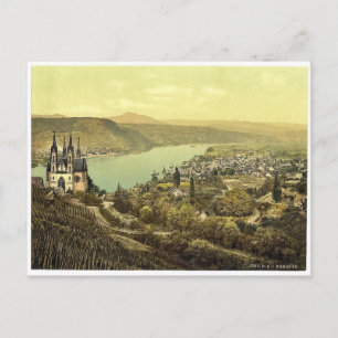 General view, Remagen, the Rhine, Germany classic Postcard