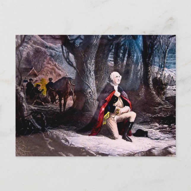 General Washington Praying at Valley Forge, PA Postcard (Front)
