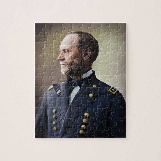 General William Sherman Jigsaw Puzzle (Vertical)