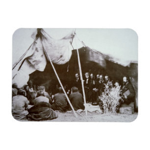 General William T. Sherman (1820-91) presides at t Magnet