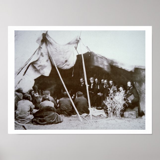 General William T. Sherman (1820-91) presides at t Poster (Front)