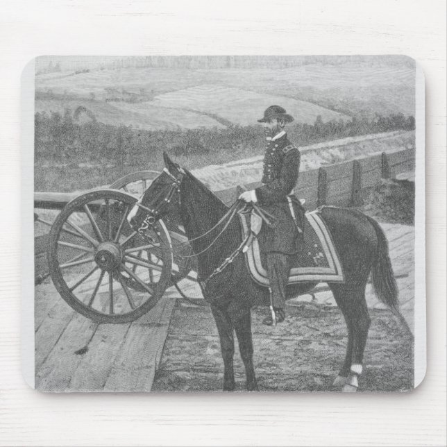 General William Tecumseh Sherman at Atlanta Mouse Pad (Front)