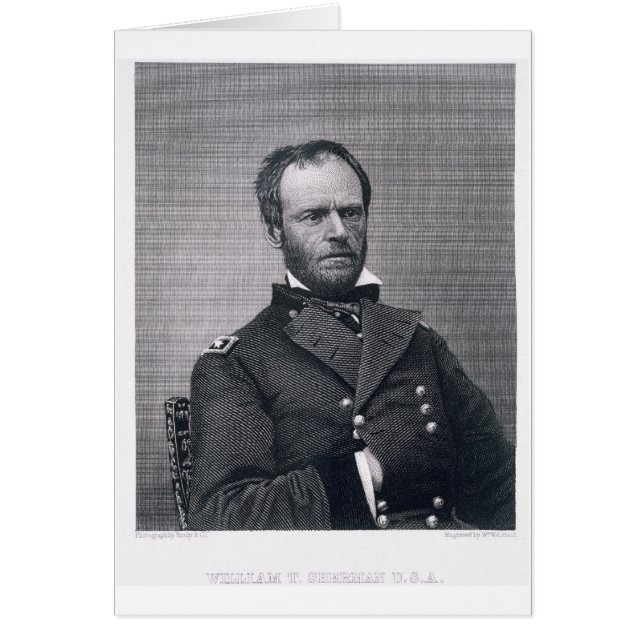 General William Tecumseh Sherman, engraved after a (Front)