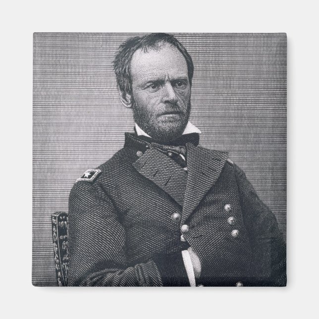 General William Tecumseh Sherman, engraved after a Magnet (Front)