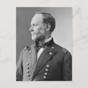 General William Tecumseh Sherman Postcard