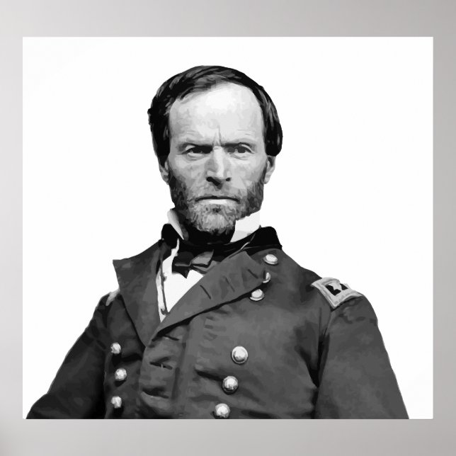 General William Tecumseh Sherman Poster (Front)