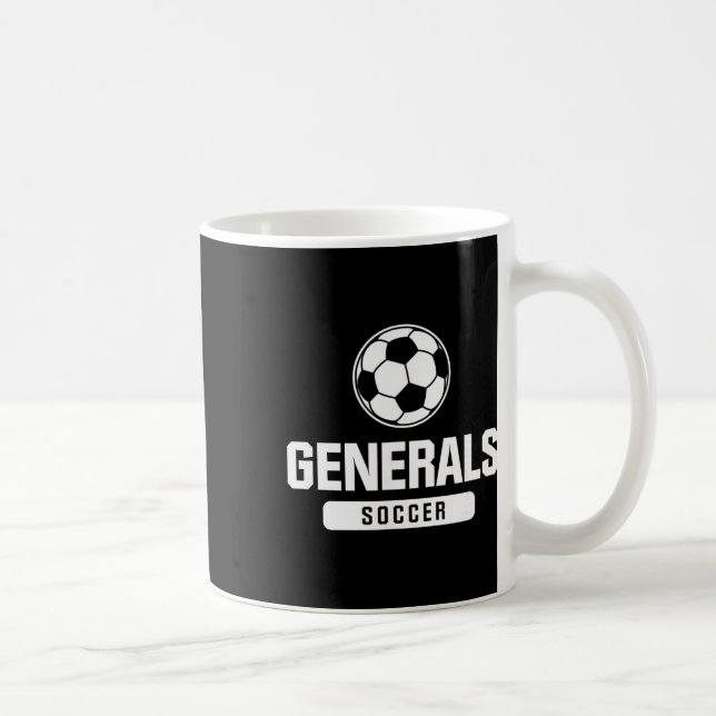 Generals Soccer For Elementary, Middle, And High S Coffee Mug (Right)