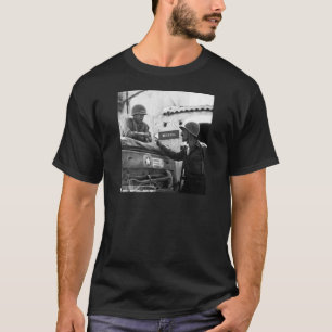 Generaly George S. Patton and Colonel Lyle Bernard T-Shirt