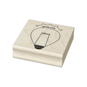 Generate Ideas Rubber Stamp