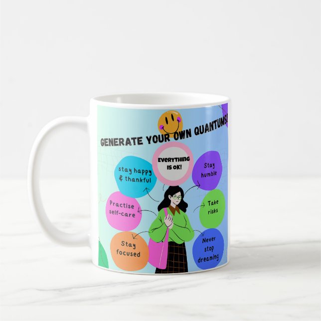 GENERATE YOUR OWN QUANTUMS! COFFEE MUG (Left)