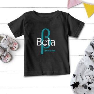 Generation BETA 2010-2024 | Baby T-Shirt | DP7Art