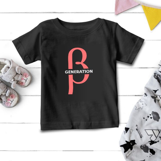 Generation BETA 2010-2024 | Baby T-Shirt | DP7Art (	
t shirt for toddler girls, 	
letter shirt toddler, boys, round neck t shirt, soft t-shirt)