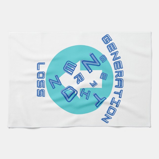 Generation loss  tea towel (Horizontal)
