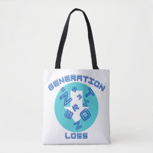 Generation loss tote bag