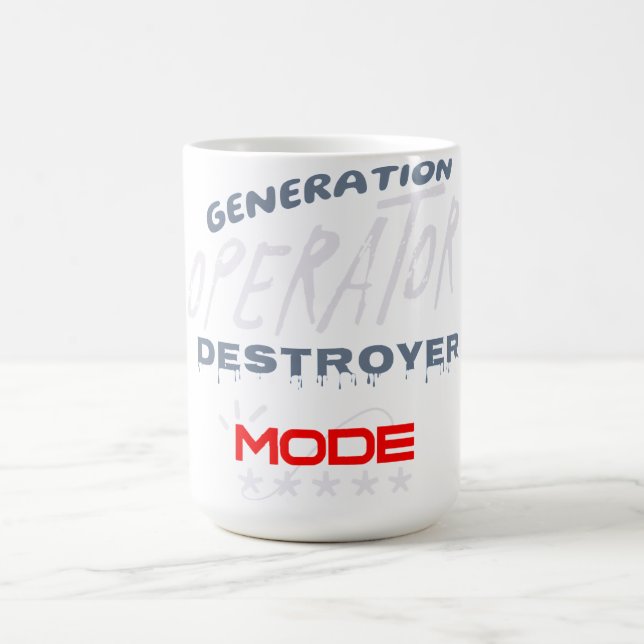 Generation Operator Destroyer Mode Coffee Mug (Center)
