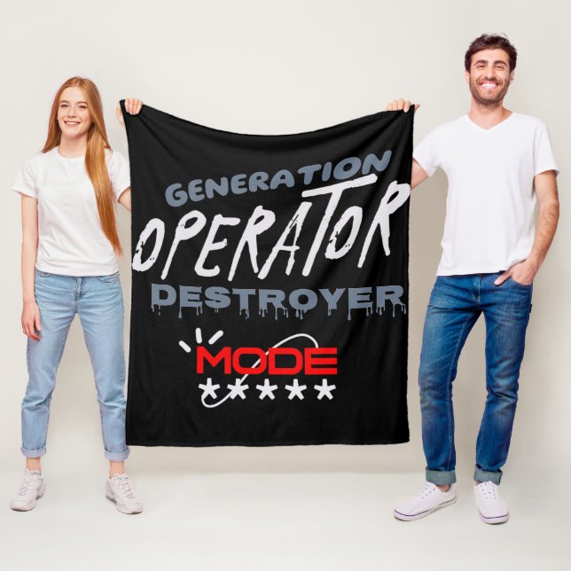 Generation Operator Destroyer Mode Fleece Blanket (In Situ)