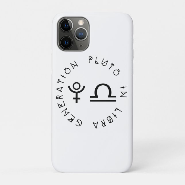 Generation Pluto in Libra Astrology Zodiac Case-Mate iPhone Case (Back)