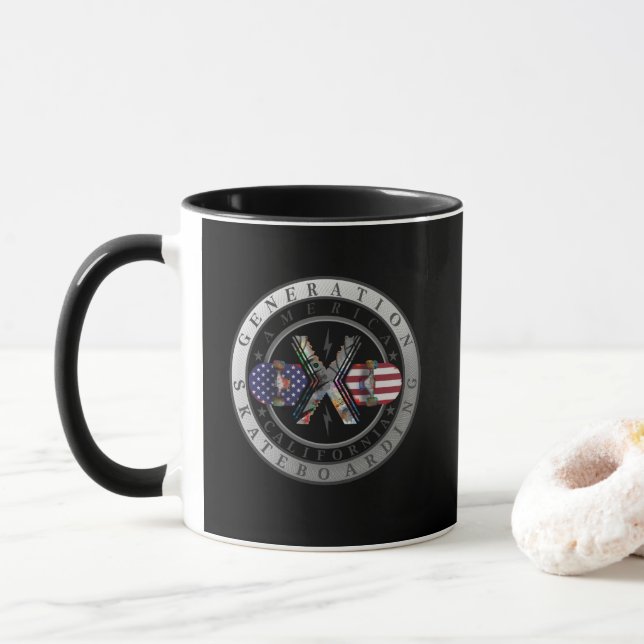 Generation X California Mug (With Donut)