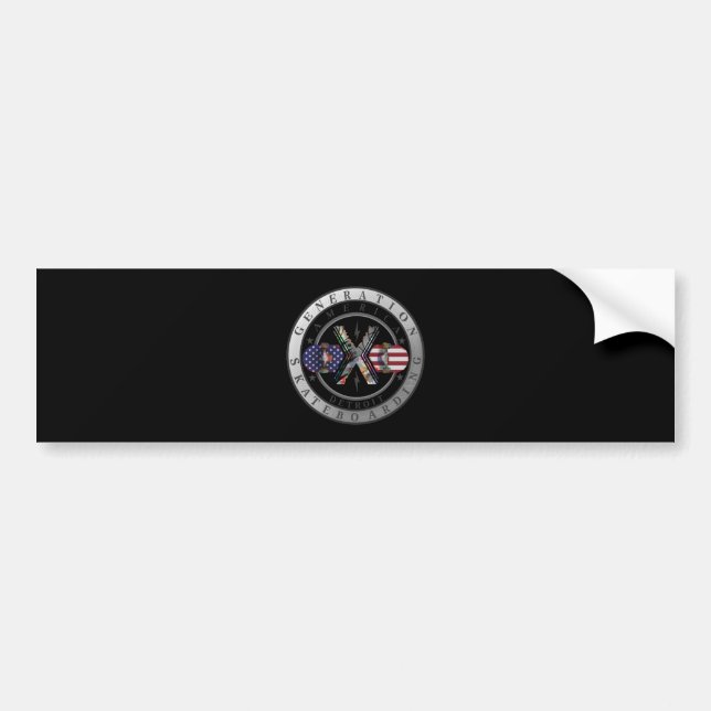 Generation X Detroit Bumper Sticker (Front)