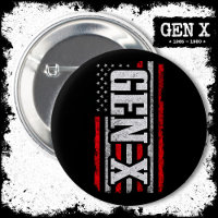 Generation X Gen Xer Proud American Flag Gen X