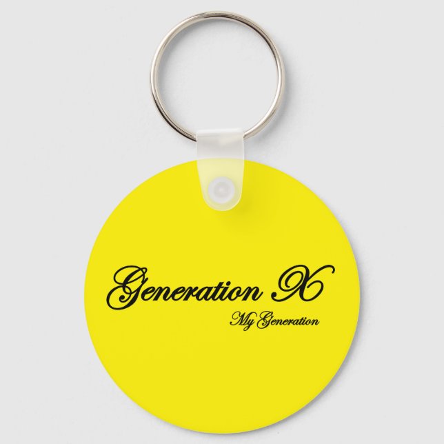 GENERATION X Keychain (Front)