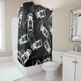 Generation X Pattern Shower Curtain