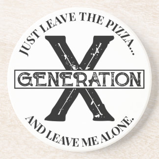 Generation X Pizza Coaster