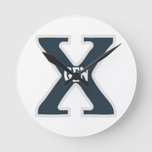 Generation X Round Clock
