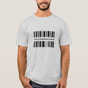 Generation Y BAR CODE Men's T Shirt