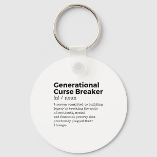 Generational Curse Breaker Definition Melanin Blac Key Ring
