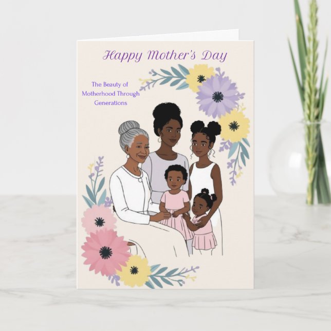Generational Mother's Day Card (Front)