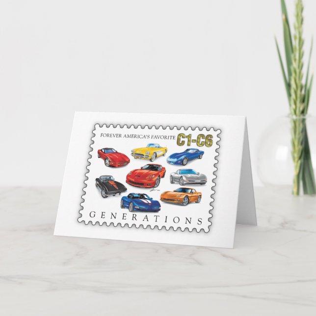 GENERATIONS OF AUTOMOBILE ART INVITATION (Front)
