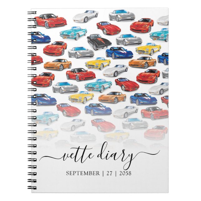 GENERATIONS OF AUTOMOBILE ART NOTEBOOK (Front)