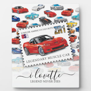 GENERATIONS OF AUTOMOBILE ART PLAQUE