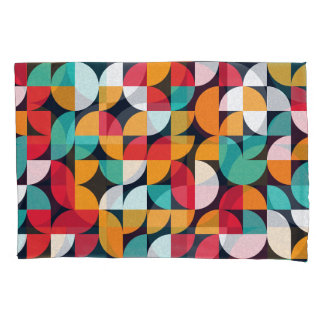 Generative Art: Colourful Triangle Pattern Pillowcase