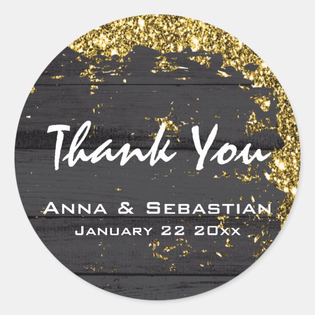 *~* Generic  AP49 Weathered Wiid Aged  Glitter Classic Round Sticker (Front)