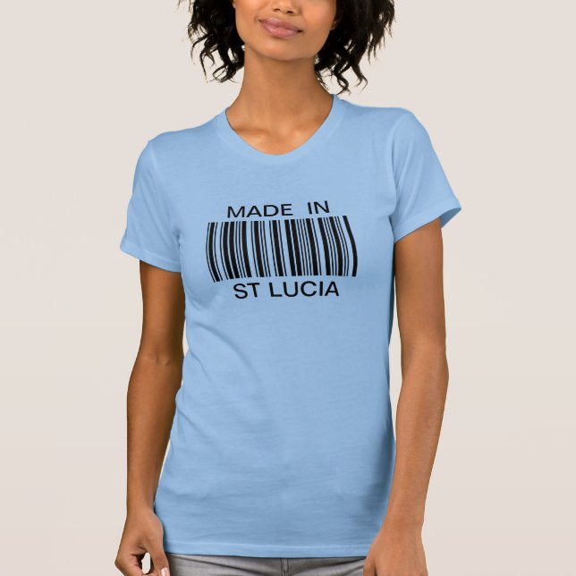 Generic Bar Code Made In T-shirt (Front)