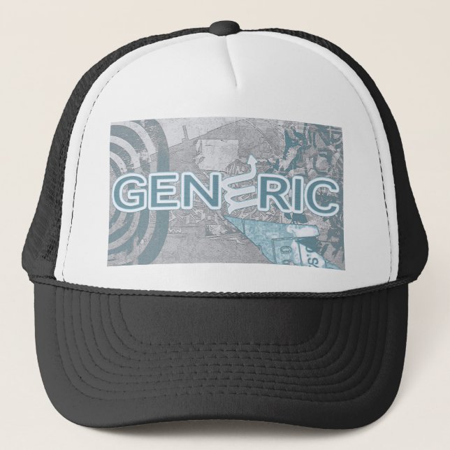 GENERIC BRAND LOGO TRUCKER HAT (Front)