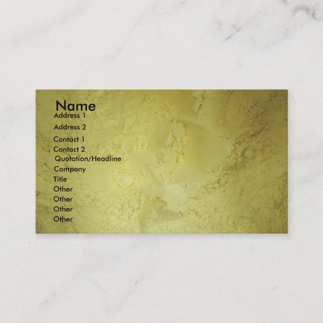 Generic Card (Front)