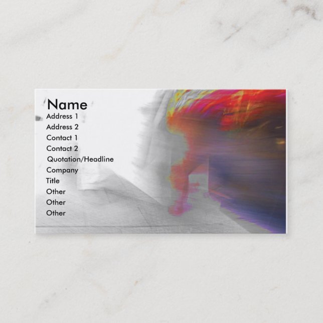 Generic Card (Front)