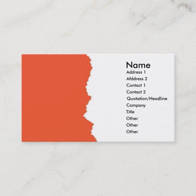 Generic Card (Front)