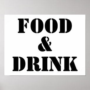 Generic Food and Drink Humourous Party Supplies Po Poster