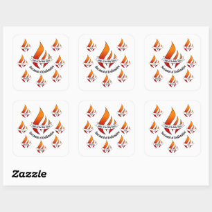 Generic Gifts of the Holy Spirit Confirmation Square Sticker
