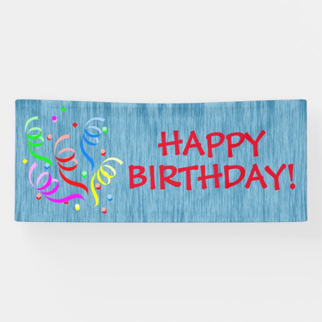 Generic Happy Birthday Banner (Horizontal)