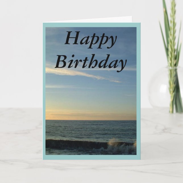 Generic Happy Birthday Greeting Card (Front)
