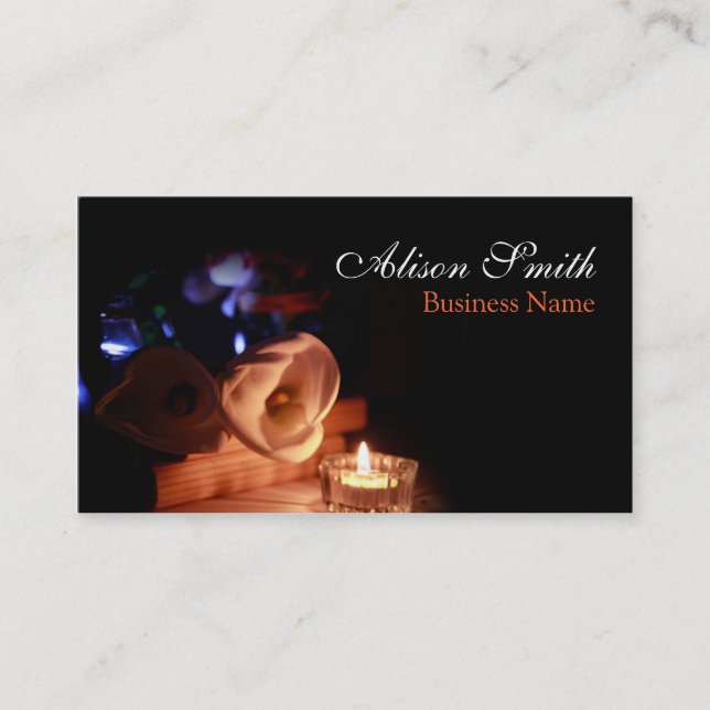 Generic health/spa/massage business card (Front)