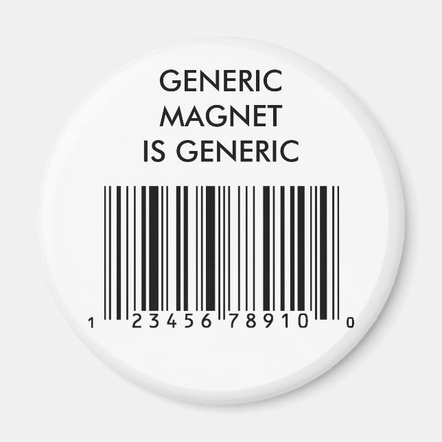 Generic is Generic Magnet (Front)