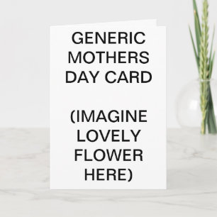 GENERIC MOTHERS DAY CARD
